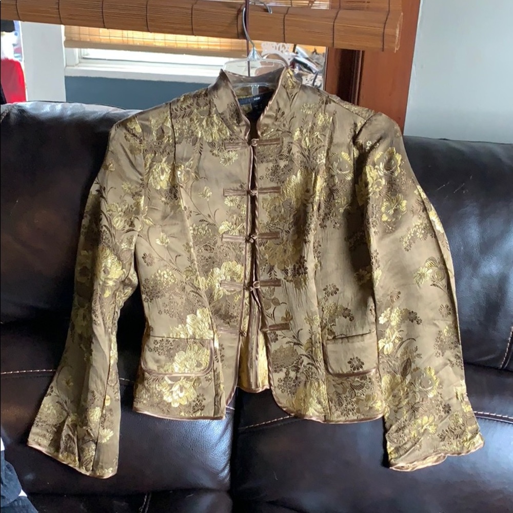 Asian button up blouse